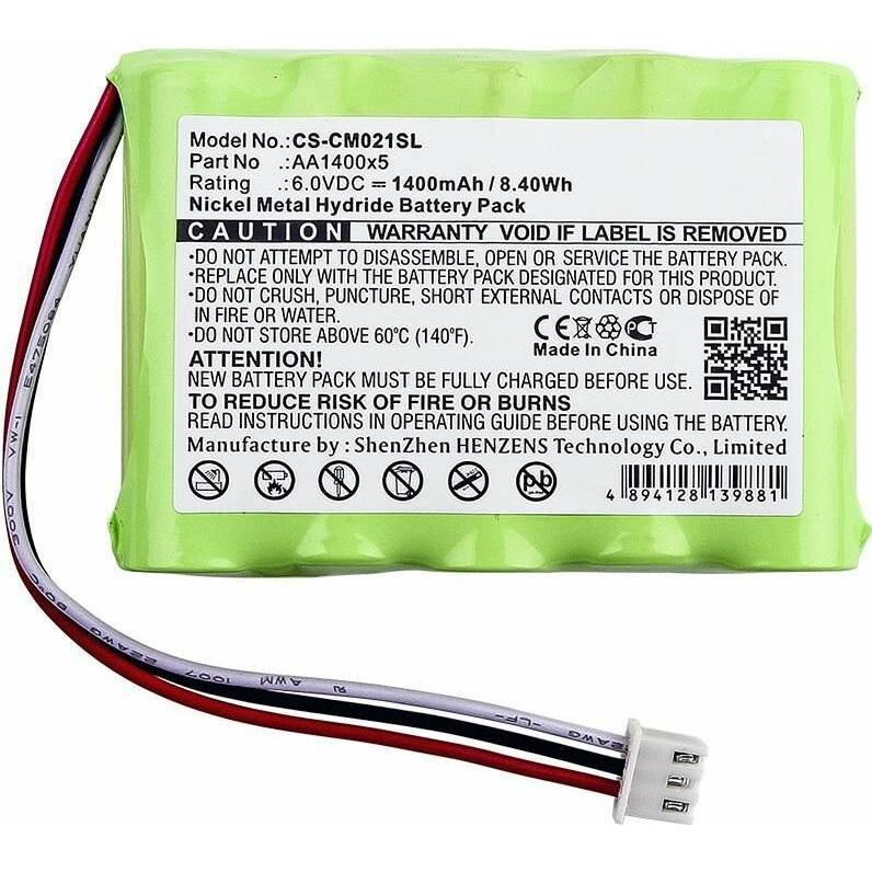 CoreParts Battery for Custom Battery (6 V, 1400 mAh)