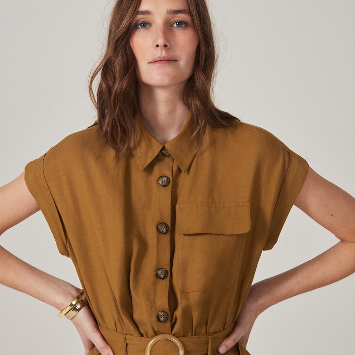 Produktbild La Redoute Collections Jumpsuit mit langem Bein Signature (32)