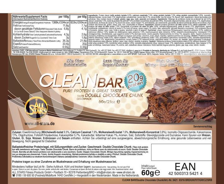 Produktbild All Stars Clean Bar (Cinnamon, 1 Stk., 60 g)