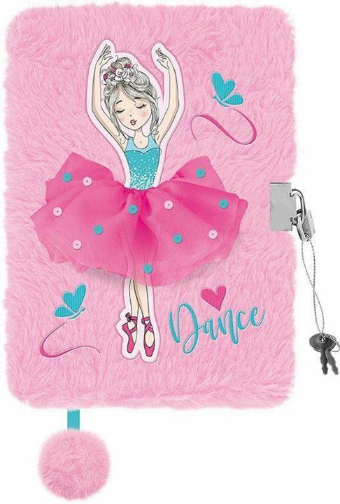 Majewski Tagebuch Plsch 'PREMIUM Ballerina', DIN A 5, 96 Seiten (Duits)