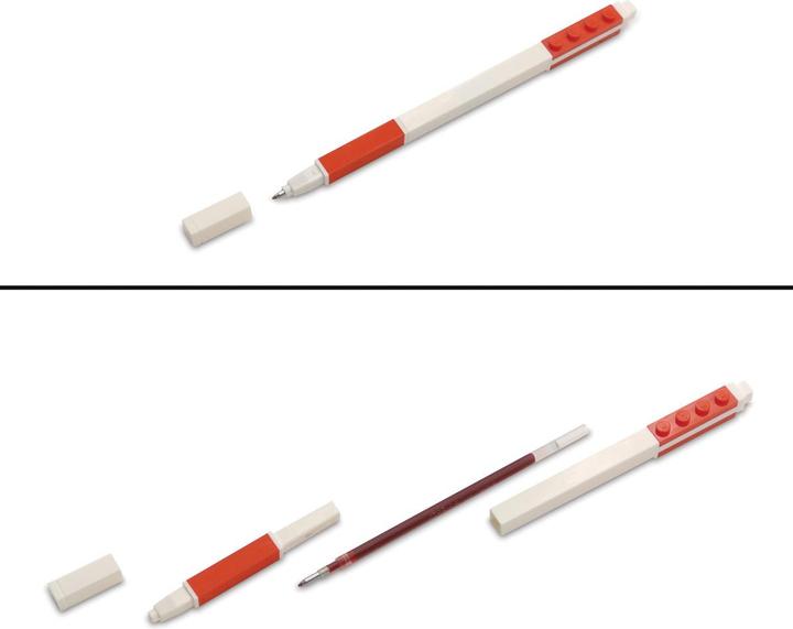 Image du produit LEGO Carnet de notes verrouillé avec stylo gel rouge (Blanc)