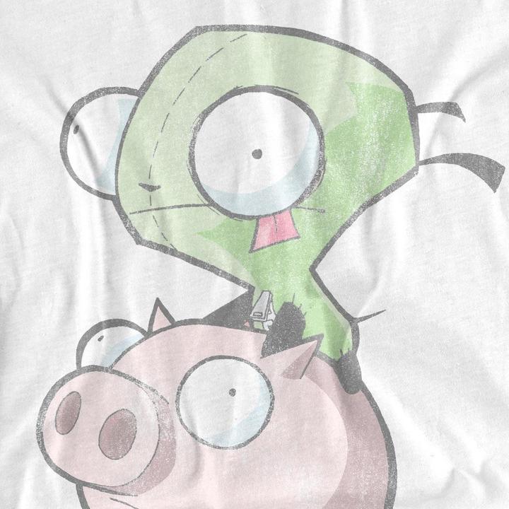 Immagine prodotto Invader Zim Maglietta Gir e Maiale Adulto Unisex (XL)