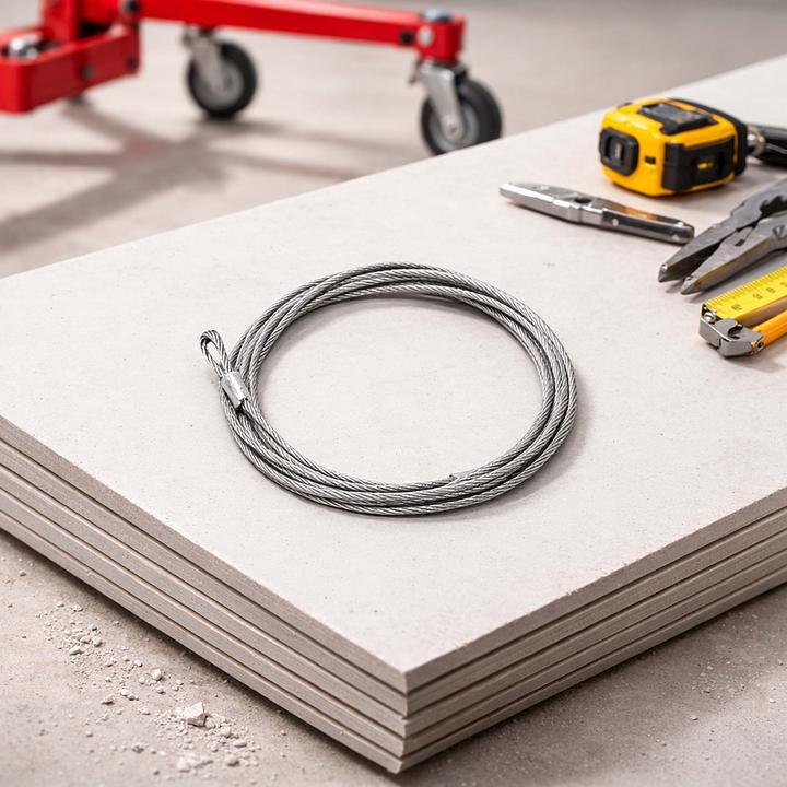 Actual product image Wiltec Spare Part - Steel Rope for Drywall lift