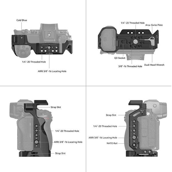 Immagine prodotto SmallRig Gabbia per la fotocamera Nikon Z5 Z6 Z7 Z6II (Gabbietta)