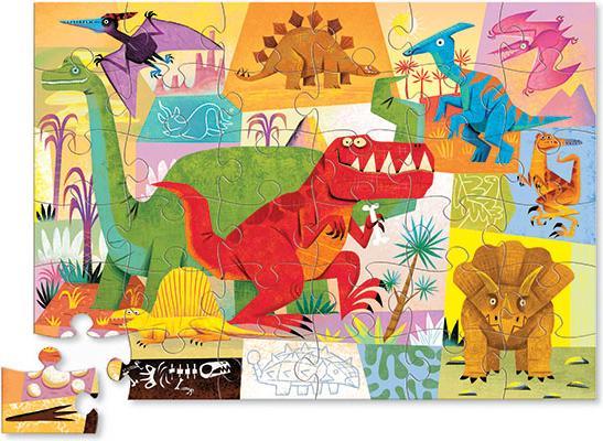 Immagine prodotto Crocodile Creek Silhouette Puzzle 36pcs Dinosaur (36 pezzi)