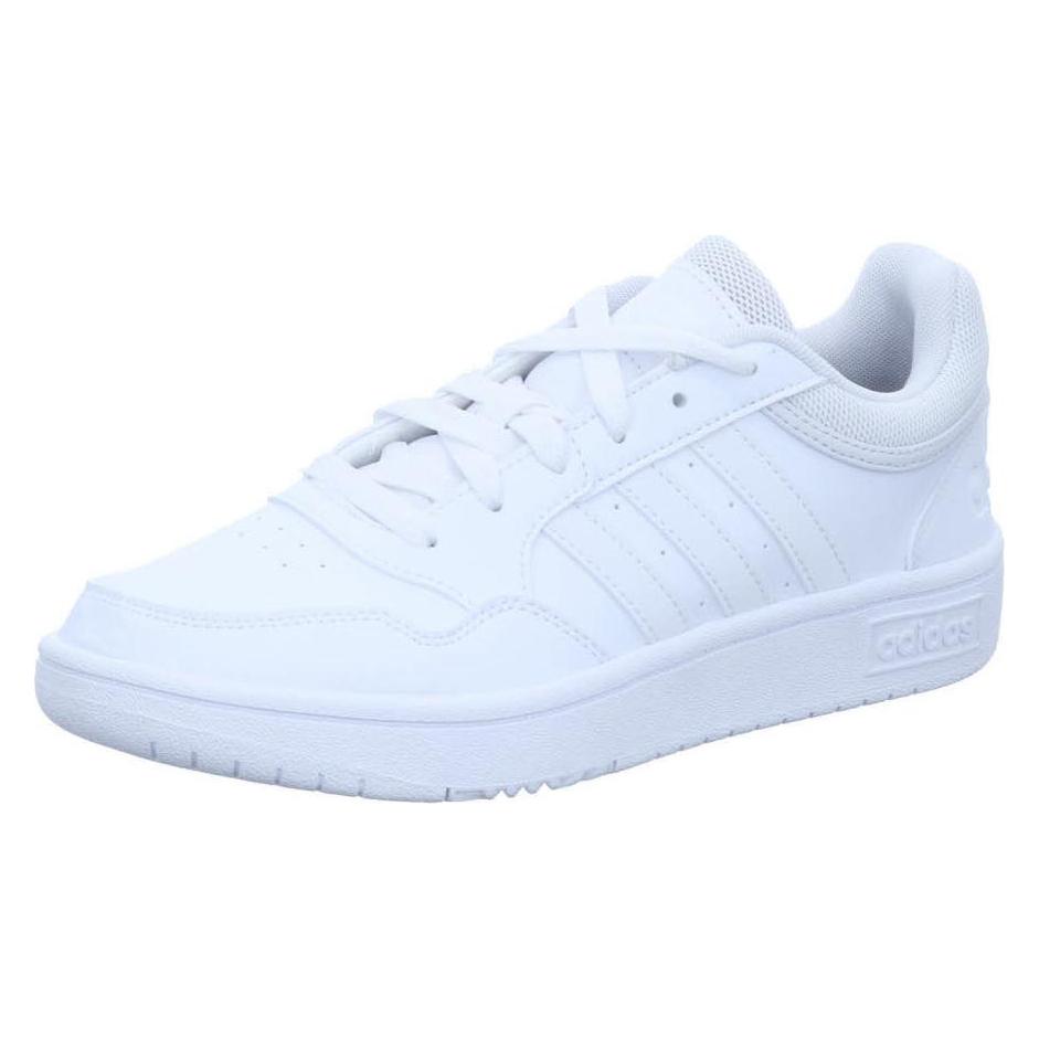 Adidas, Vrouwen, Sneakers, Hoepels 3.0, Ftwwht/Ftwwht/Dshgry, Wit, (37 1/3)