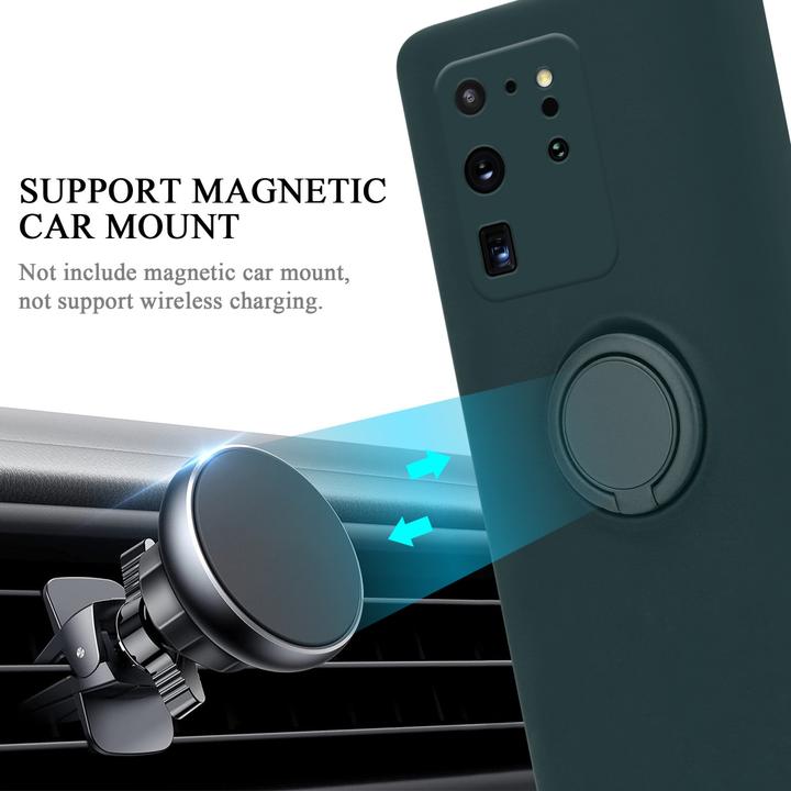 Actual product image Cadorabo TPU Liquid Ring Silicone Case Cover (Samsung Galaxy S20 Ultra)