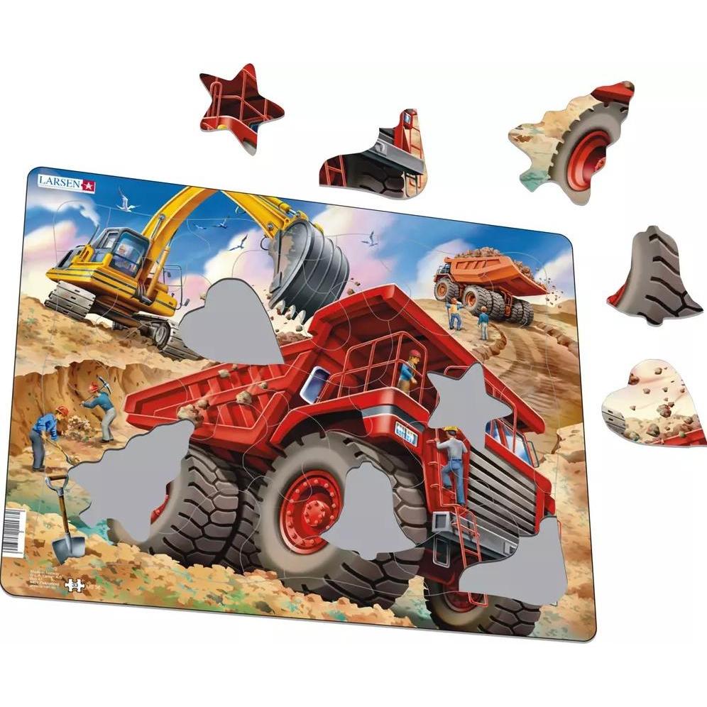 Larsen Riesen-Kipplaster (33 Teile)
