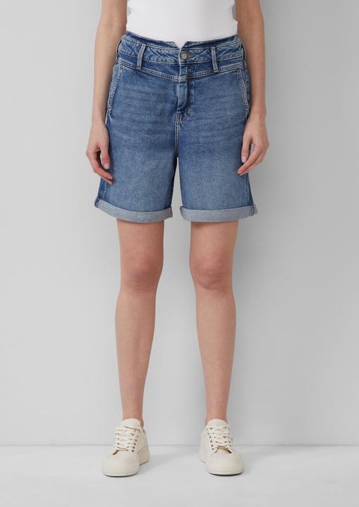 Actual product image S.Oliver Jeans-Hose Bermuda-Jeans / Relaxed Fit / High Rise / Barrel Leg (36)