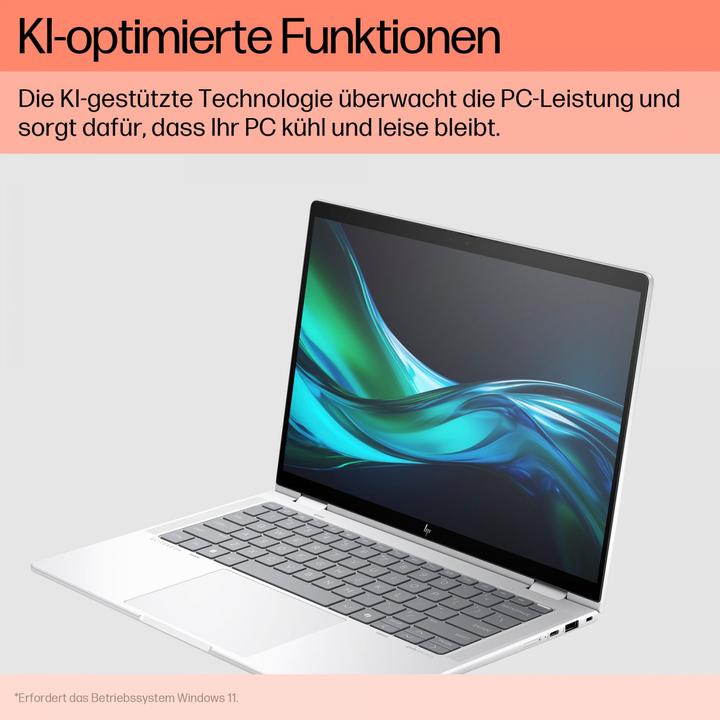 Image du produit HP Elite x360 1040 14 inch G11 2-in-1 Notebook PC, Intel Core Ultra 5, 35,6 cm (14"), 1920 x 12 (14", Intel Core Ultra 5 125H, 16 Go, 512 Go, DE)