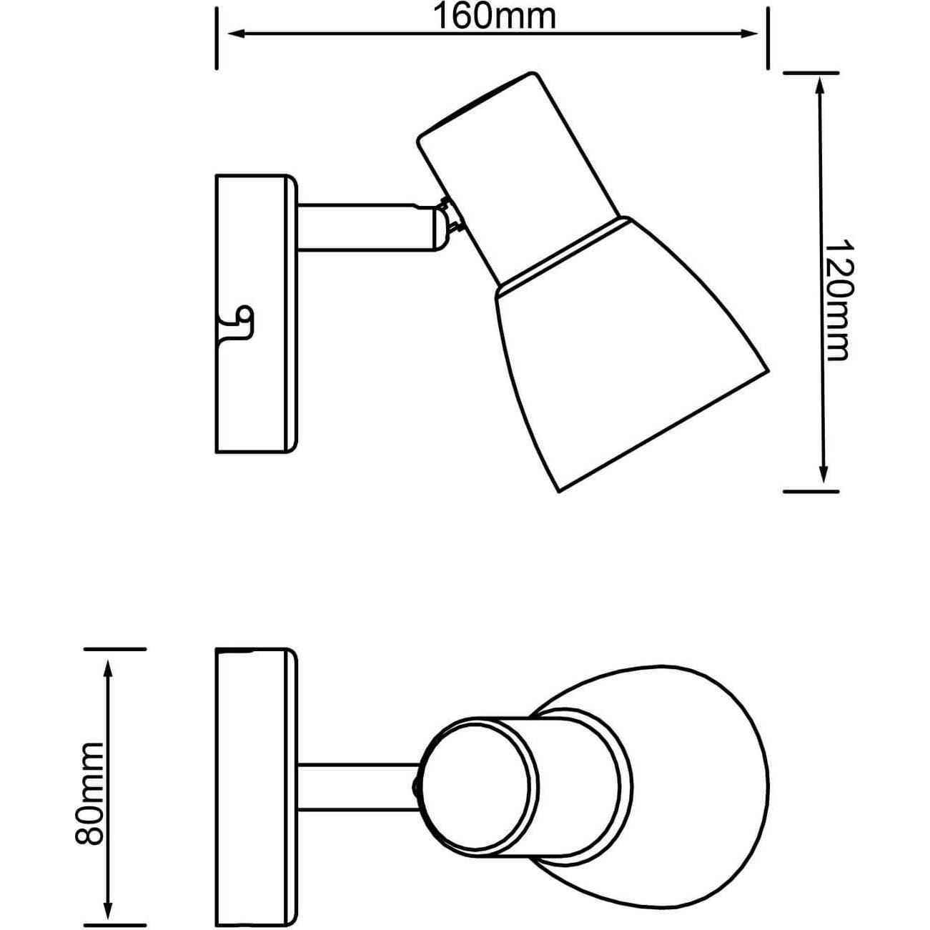 Thumbnail - Brilliant, Wandleuchte + Deckenleuchte, Luca (E14)