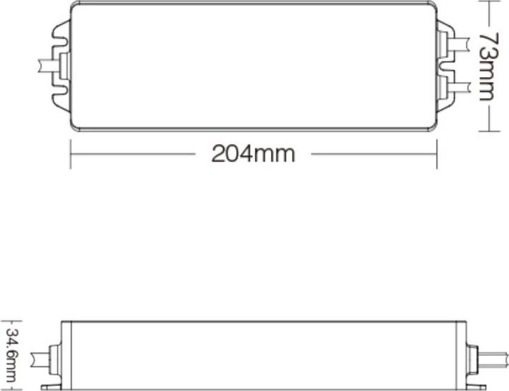Actual product image Milight Dimmable Driver 24V 150W RGBW Wireless + WLAN IP67
