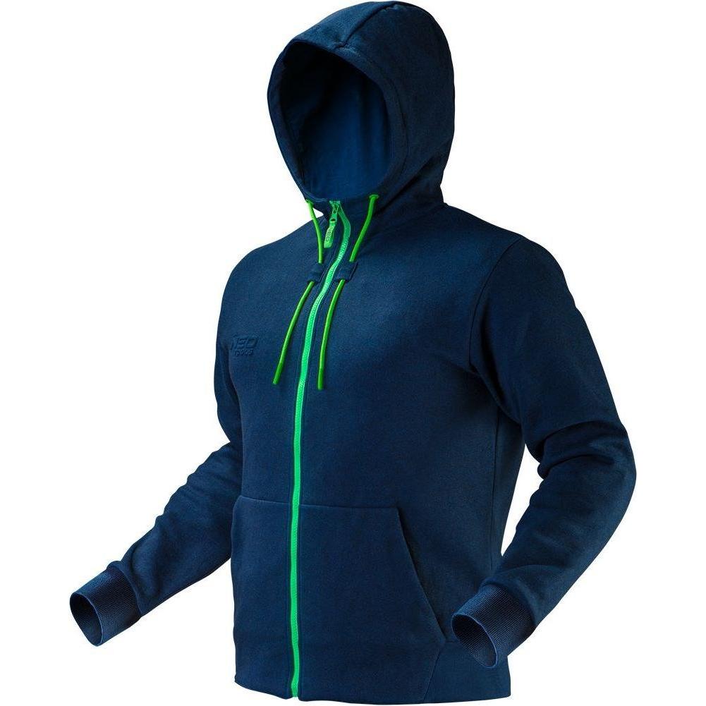 Neo, Pullover, PREMIUM Arbeits-Sweatshirt doppellagig Grösse XL, Blau, (XL)