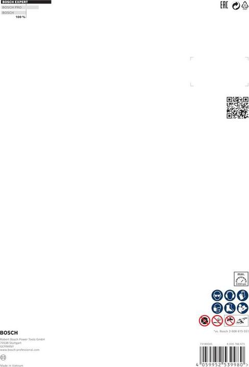 Immagine prodotto Bosch Professional Zubehör Dischi diamantati EXPERT MultiMaterial, 230 x 22,23 x 2,4 x 15 mm