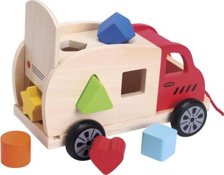 Actual product image New Classic Toys Pull sorting game truck