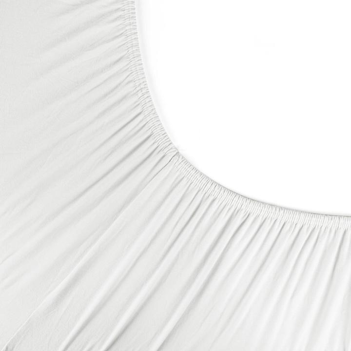 Produktbild Eurofirany Jersey -Blatt mit einem 160x200 cm elastischen Band aus Baumwollcreme 190 g/m2 Eurofirana Premium (160 x 200 cm)
