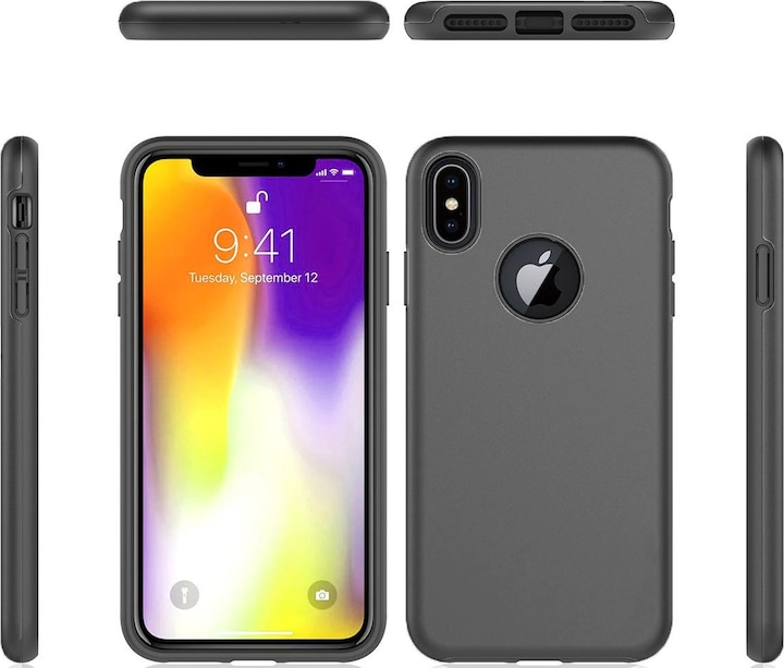 Immagine prodotto remarket.ch iPhone XS Max - Custodia antiurto Loopee Nero (Apple iPhone XS Max)