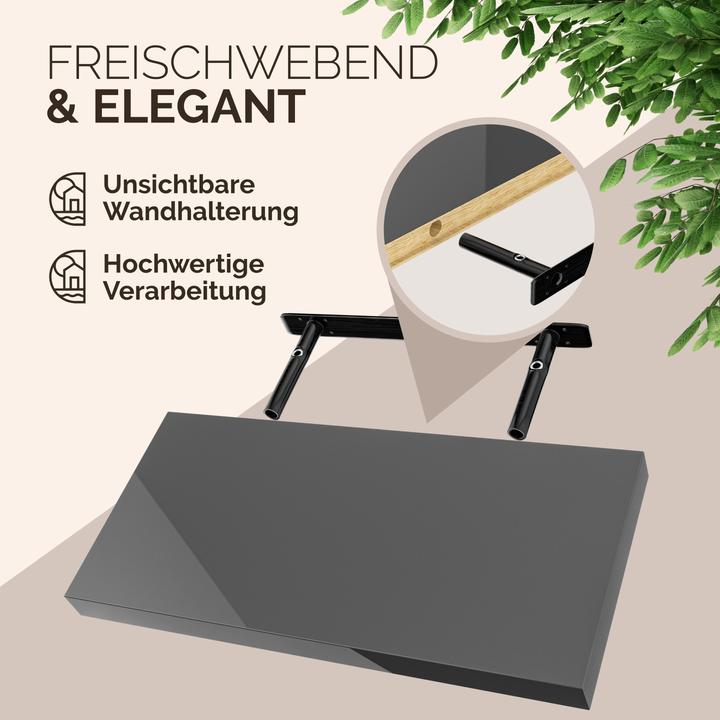 Produktbild Casaria Schweberegal (50 x 23 x 3.80 cm)