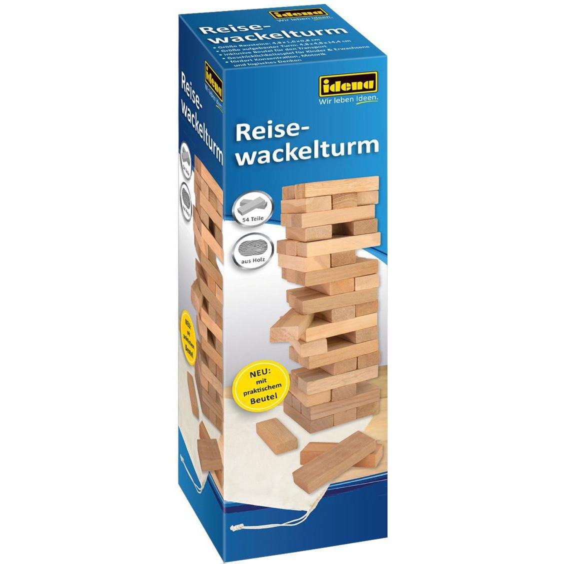 Idena Reise-Wackelturm Geschicklichkeitsspiel (Deutsch)