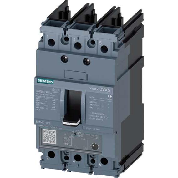 Siemens, Schutzschalter, Leistungsschalter 50A 3p opt.Motorantr 3VA5150-5EF31-0AA0