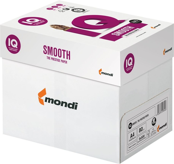 Actual product image Mondi IQ Selection Smooth premium office paper (80 g/m², 2500 x, A4)
