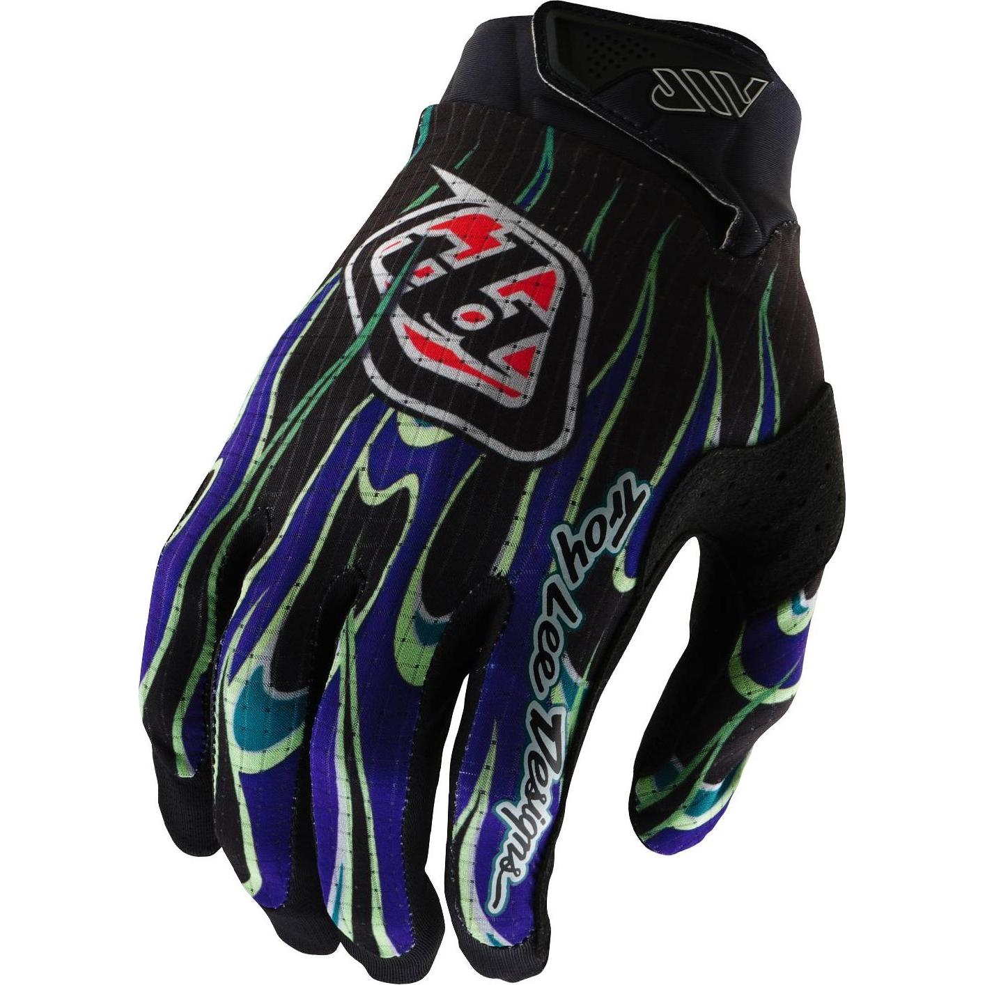 Troy Lee Designs, Guanti, Air Handschuh, Torched, black/purple, youth XL, Viola, (XL)