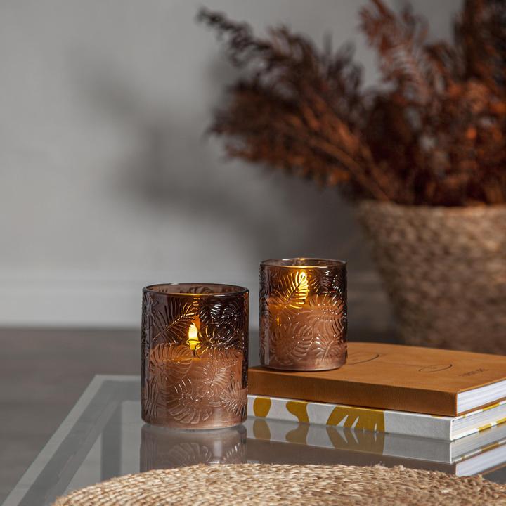 Actual product image Star Trading LED Pillar Candle Flame Leaf (1x)
