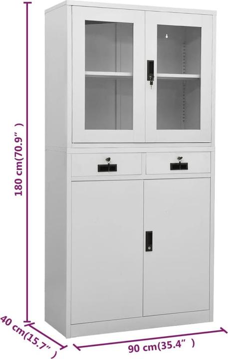 Produktbild vidaXL Henkka (90 x 40 x 180 cm)