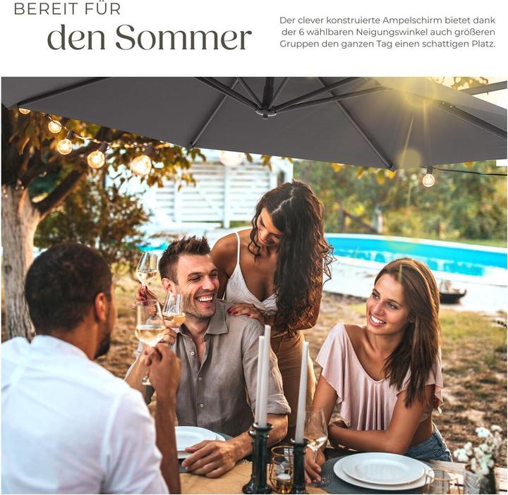 Produktbild tectake Ampelschirm (3 m)
