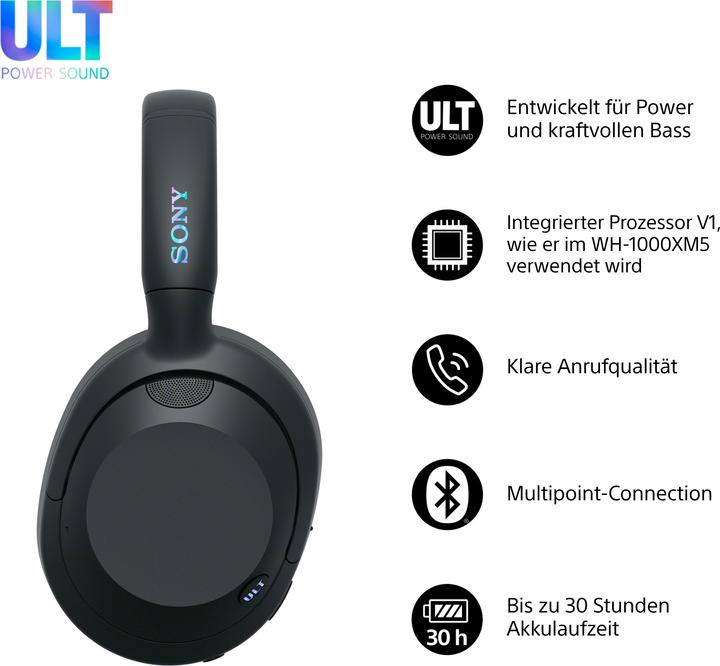 Actual product image Sony ULT Wear (DNC, 30 h, Wireless)