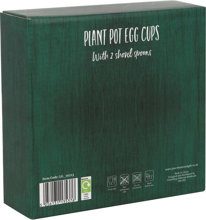 Produktbild Something Different Blumentopf Eierbecher Set (2 x)