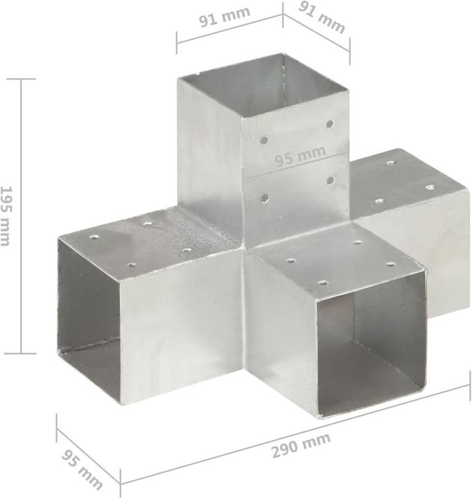 Produktbild vidaXL Pfostenverbinder