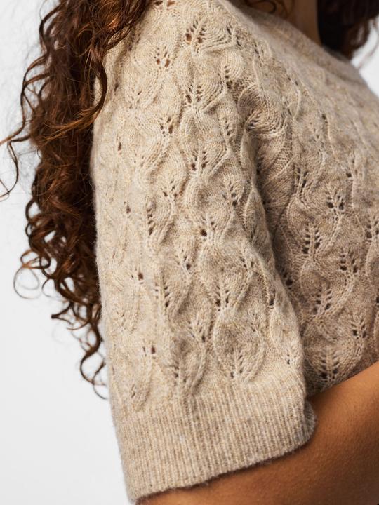 Produktbild Pieces Pclelou Ss O-Neck Knit Noos Bc (S)