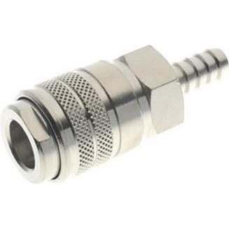 Rs Pro, Rohrverbindungstechnik, Druckluft-Schnellkupplung Messing, Schlauchkupplung, 10mm Europäisch (Rohrkupplung)