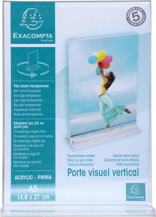 Actual product image Exacompta Table leaflet stand (A5)