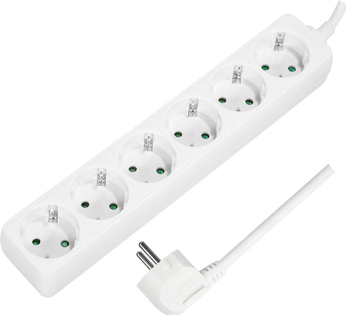 Actual product image LogiLink Socket strip (6 x, CEE 7/3, 1.50 m)