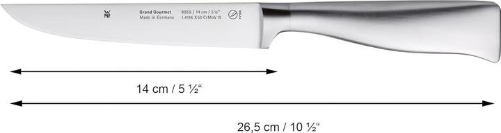 Produktbild WMF Messerset Küchenmesser 3tlg Grand Gourmet Made in Germany Spezialklingenstahl PC (20 cm)
