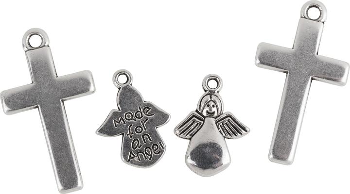 Produktbild VBS Anhänger "Made for an Angel", 4er-Set (Metall)