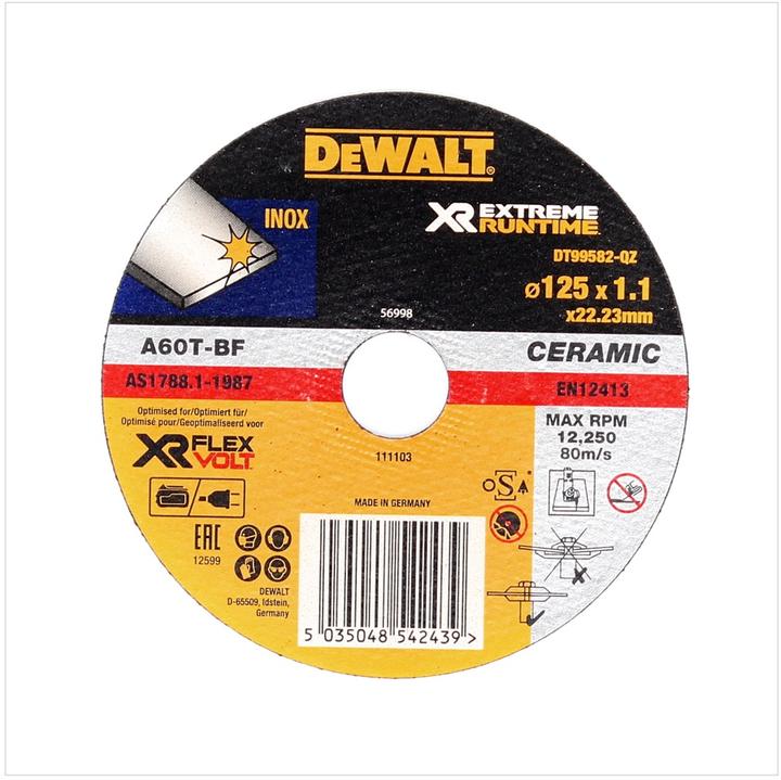 Produktbild DeWalt Trennscheibe Edelstahl flach 125x1.1mm
