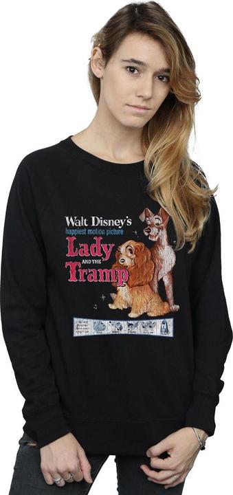 Immagine prodotto Disney Lady And The Tramp Distressed Classic Poster Felpa Donna (M)