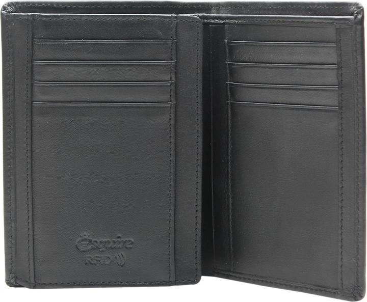 Actual product image Esquire Logo wallet IV leather 9.5 cm
