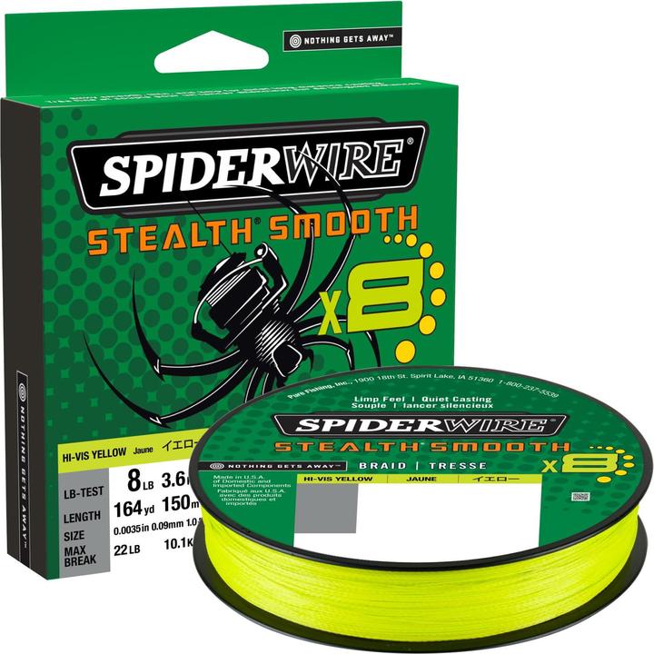 Spiderwire Liscio furtivo (7.50 kg, 0.09 mm)