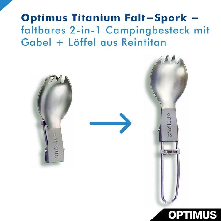 Actual product image Optimus folding spork