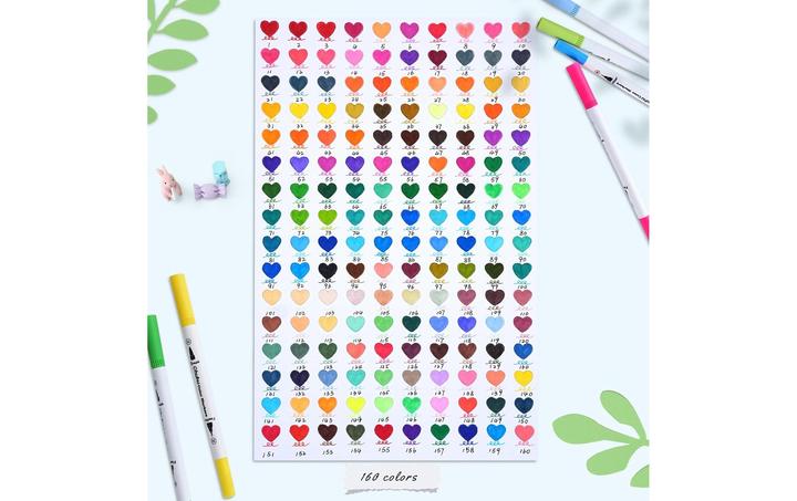 Produktbild Ohuhu Maui Pinselstifte (160 Stk.) WHI (160x)