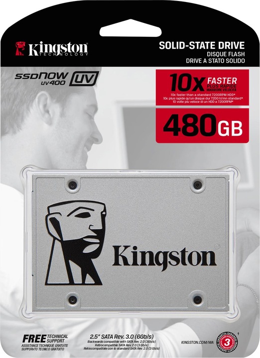 Productafbeelding Kingston Uv400 (480 GB, 2.5")