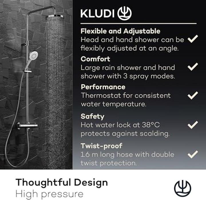 Produktbild Kludi X3 Duschsystem mit Thermostat