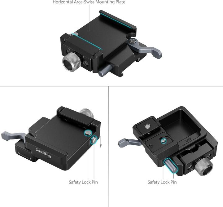 Immagine prodotto SmallRig Piastra di montaggio Arca Swiss (Piastra di montaggio del giunto cardanico)
