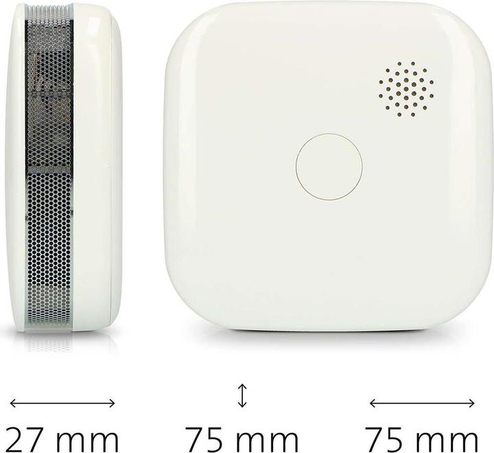 Produktbild Alecto Rauchmelder mit kompaktem Design mit 2er-Pack Weiss