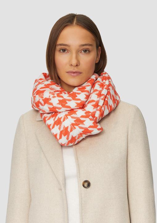 Immagine prodotto S.Oliver Tuch Schal mit Hahnentritt-Muster und Fransen