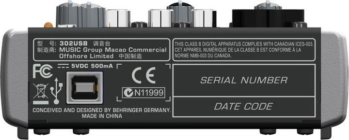 Immagine prodotto Behringer Xenyx X302usb